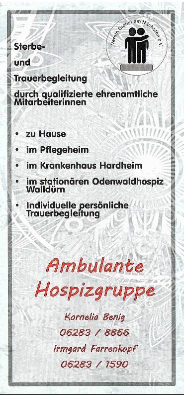 Quelle: Archiv Verein Dienst am Nächsten e.'V.